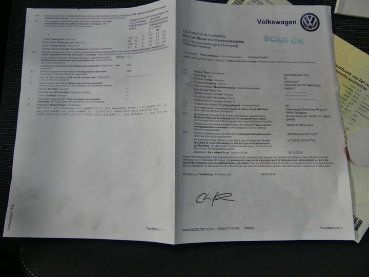 Photo 14 VIN: WVWZZZ3CZGE172276 - VOLKSWAGEN PASSAT 