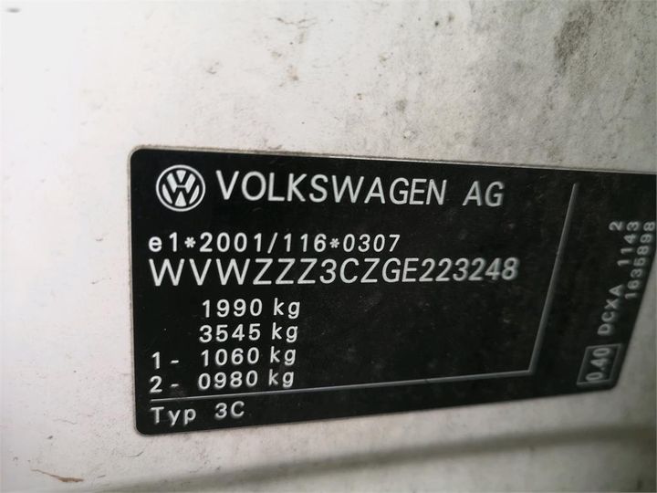 Photo 14 VIN: WVWZZZ3CZGE223248 - VOLKSWAGEN PASSAT 