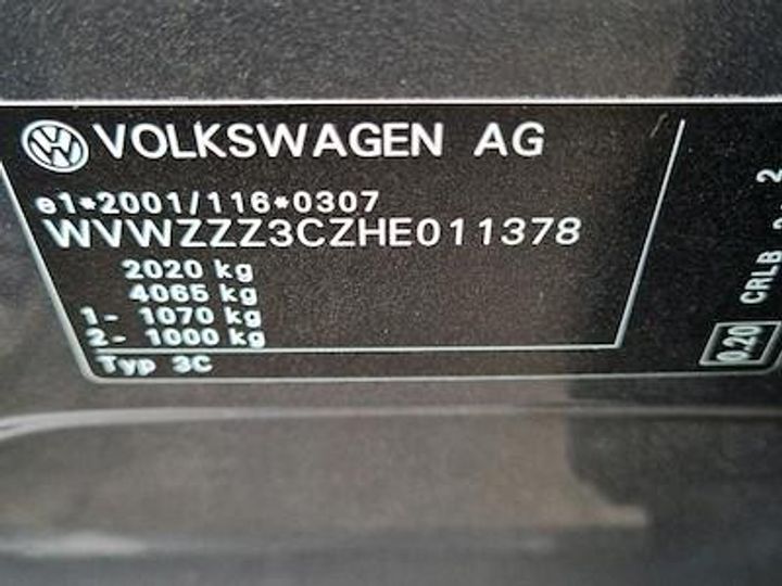 Photo 12 VIN: WVWZZZ3CZHE011378 - VOLKSWAGEN PASSAT DIESEL - 2015 