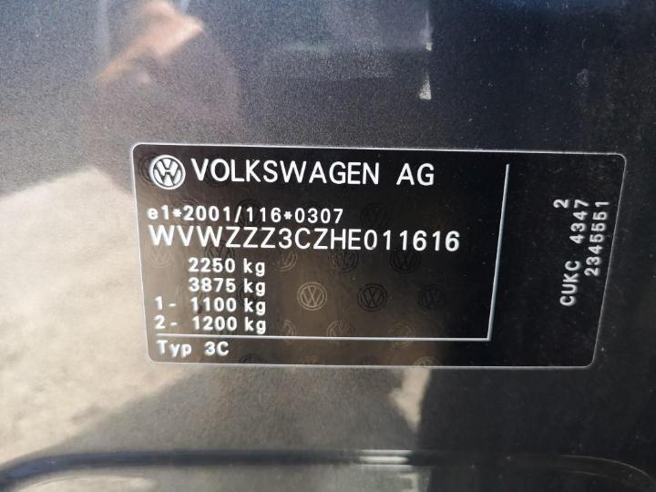 Photo 4 VIN: WVWZZZ3CZHE011616 - VOLKSWAGEN PASSAT 