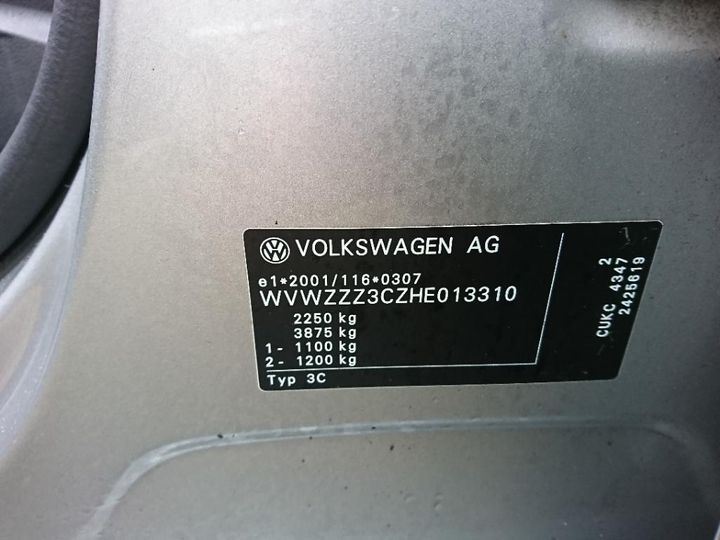 Photo 27 VIN: WVWZZZ3CZHE013310 - VOLKSWAGEN PASSAT 