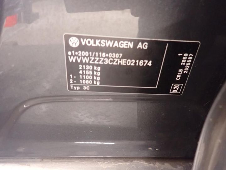 Photo 15 VIN: WVWZZZ3CZHE021674 - VOLKSWAGEN PASSAT 