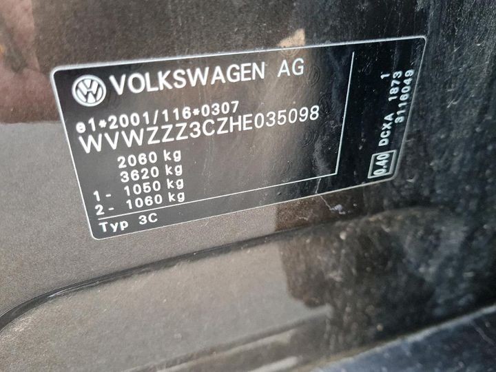 Photo 4 VIN: WVWZZZ3CZHE035098 - VOLKSWAGEN PASSAT 