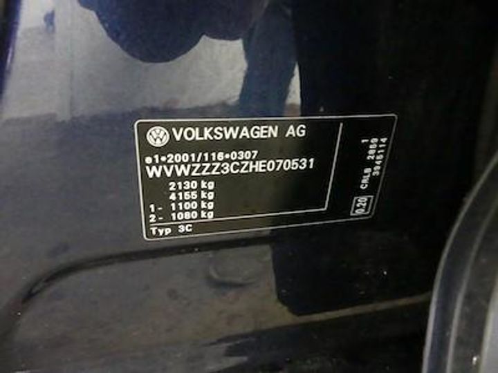 Photo 12 VIN: WVWZZZ3CZHE070531 - VOLKSWAGEN PASSAT 