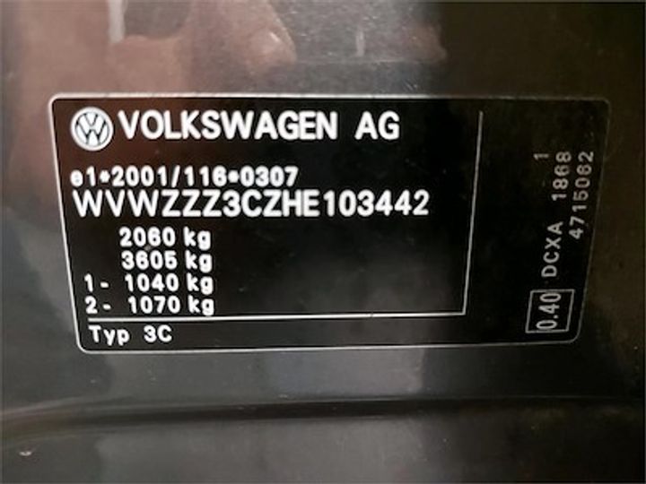 Photo 12 VIN: WVWZZZ3CZHE103442 - VOLKSWAGEN PASSAT 