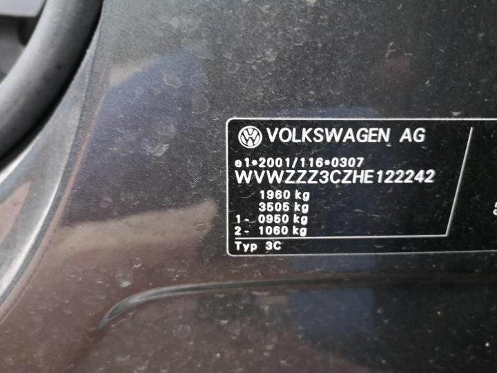 Photo 12 VIN: WVWZZZ3CZHE122242 - VOLKSWAGEN PASSAT 