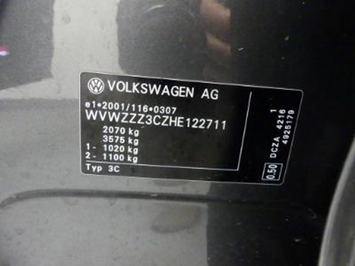 Photo 12 VIN: WVWZZZ3CZHE122711 - VOLKSWAGEN PASSAT 