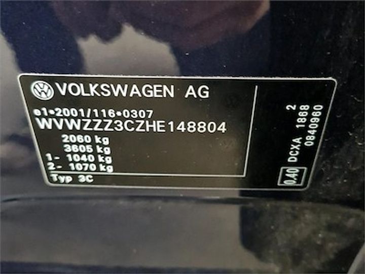 Photo 12 VIN: WVWZZZ3CZHE148804 - VOLKSWAGEN PASSAT VARIANT DIESEL - 2015 