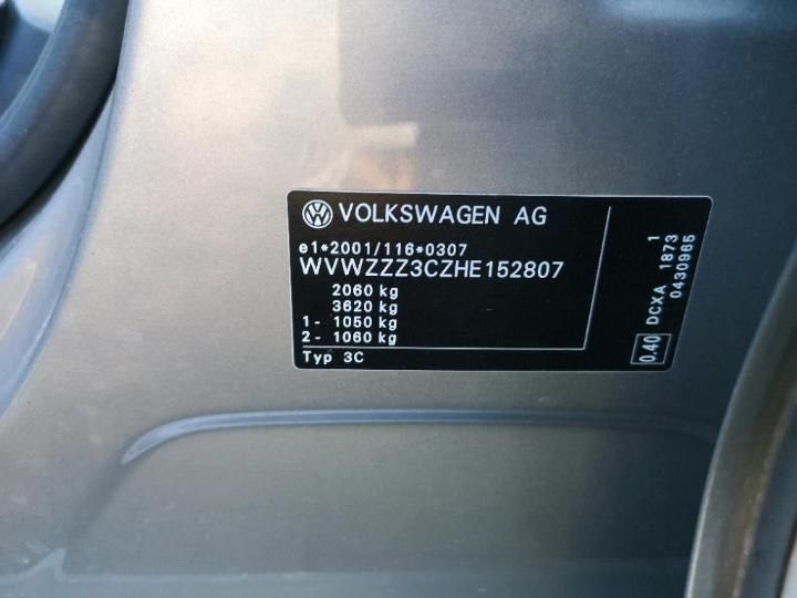 Photo 12 VIN: WVWZZZ3CZHE152807 - VOLKSWAGEN PASSAT VARIANT 