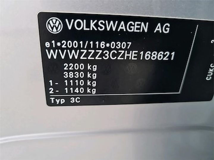 Photo 11 VIN: WVWZZZ3CZHE168621 - VOLKSWAGEN PASSAT 