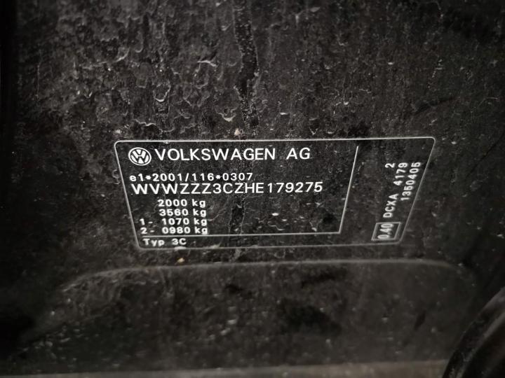 Photo 9 VIN: WVWZZZ3CZHE179275 - VOLKSWAGEN PASSAT 