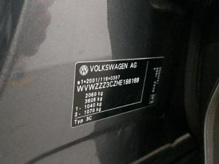 Photo 12 VIN: WVWZZZ3CZHE188169 - VOLKSWAGEN PASSAT 