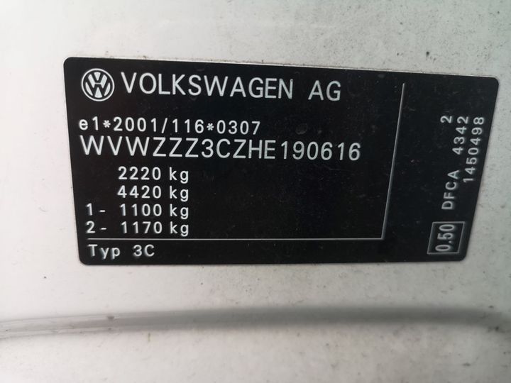 Photo 8 VIN: WVWZZZ3CZHE190616 - VOLKSWAGEN PASSAT 