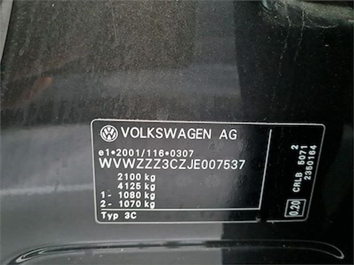 Photo 11 VIN: WVWZZZ3CZJE007537 - VOLKSWAGEN PASSAT 