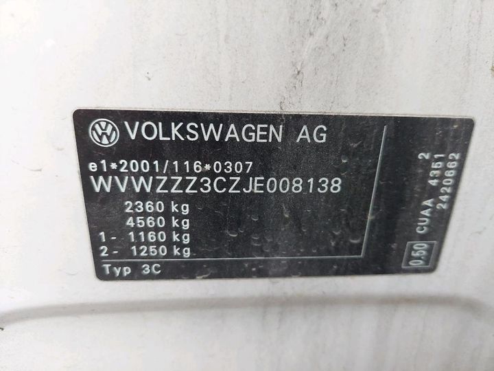 Photo 20 VIN: WVWZZZ3CZJE008138 - VOLKSWAGEN PASSAT 