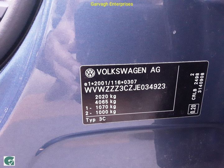 Photo 4 VIN: WVWZZZ3CZJE034923 - VOLKSWAGEN PASSAT 