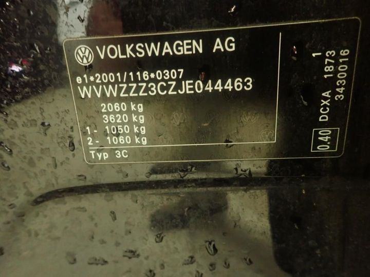 Photo 10 VIN: WVWZZZ3CZJE044463 - VOLKSWAGEN PASSAT 