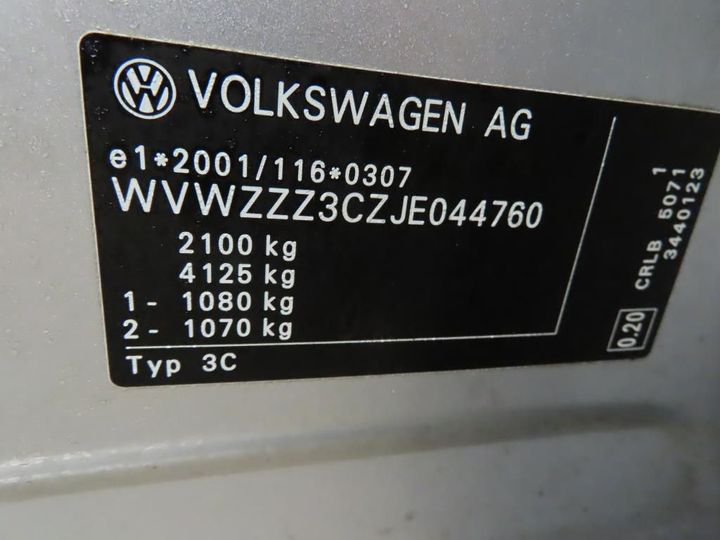 Photo 12 VIN: WVWZZZ3CZJE044760 - VOLKSWAGEN PASSAT 