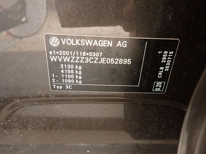 Photo 13 VIN: WVWZZZ3CZJE052895 - VOLKSWAGEN PASSAT 