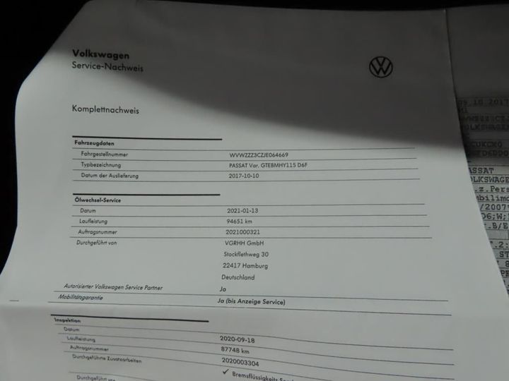 Photo 12 VIN: WVWZZZ3CZJE064669 - VOLKSWAGEN PASSAT 