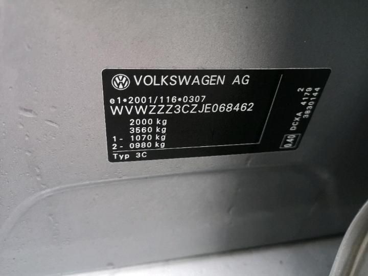 Photo 12 VIN: WVWZZZ3CZJE068462 - VOLKSWAGEN PASSAT 