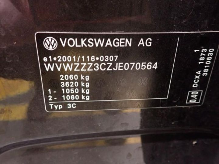 Photo 18 VIN: WVWZZZ3CZJE070564 - VOLKSWAGEN PASSAT 