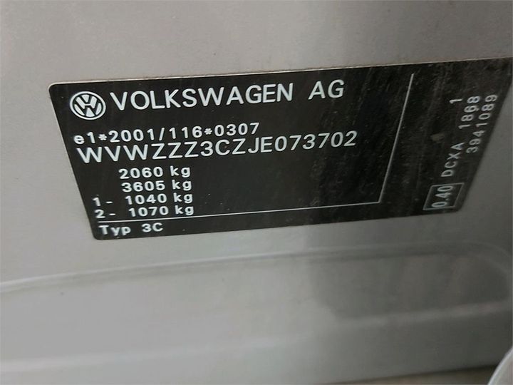 Photo 6 VIN: WVWZZZ3CZJE073702 - VOLKSWAGEN PASSAT 