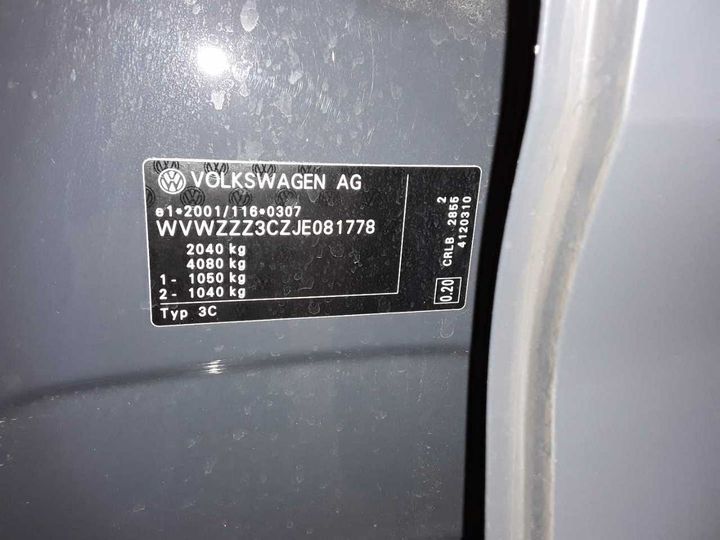 Photo 12 VIN: WVWZZZ3CZJE081778 - VOLKSWAGEN PASSAT 2.0 TDI 