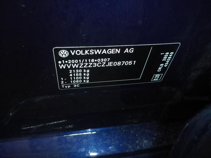 Photo 14 VIN: WVWZZZ3CZJE087051 - VOLKSWAGEN PASSAT 