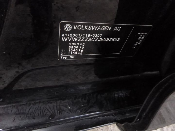 Photo 10 VIN: WVWZZZ3CZJE092803 - VOLKSWAGEN PASSAT 