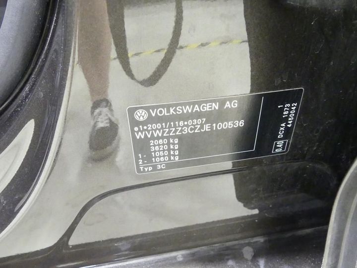 Photo 8 VIN: WVWZZZ3CZJE100536 - VOLKSWAGEN PASSAT 