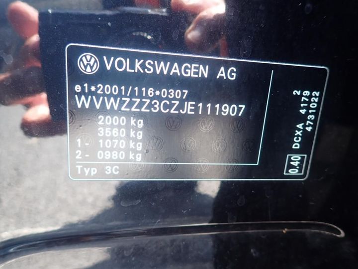 Photo 18 VIN: WVWZZZ3CZJE111907 - VOLKSWAGEN PASSAT 