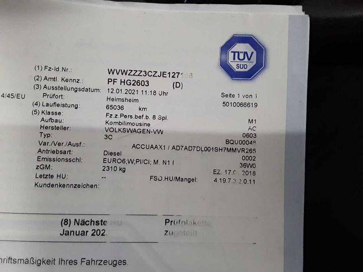 Photo 21 VIN: WVWZZZ3CZJE127168 - VOLKSWAGEN PASSAT 