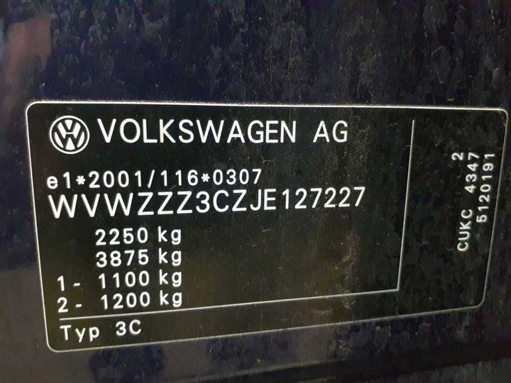 Photo 12 VIN: WVWZZZ3CZJE127227 - VOLKSWAGEN PASSAT 