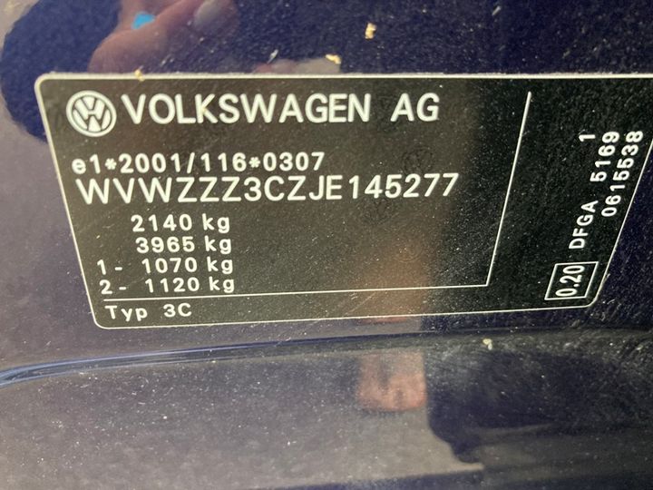 Photo 25 VIN: WVWZZZ3CZJE145277 - VOLKSWAGEN PASSAT 