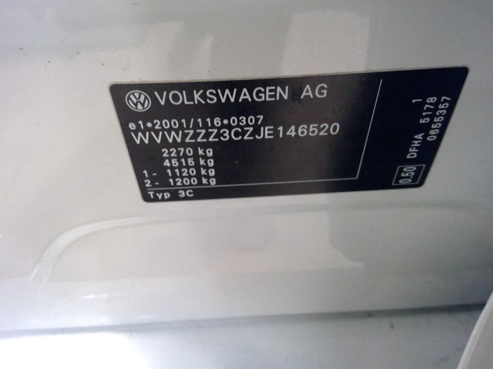 Photo 10 VIN: WVWZZZ3CZJE146520 - VOLKSWAGEN PASSAT 