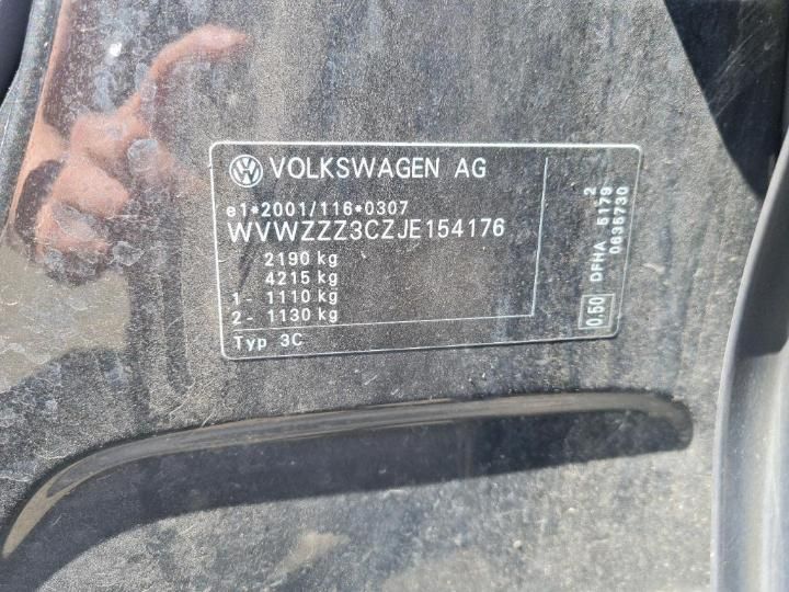 Photo 12 VIN: WVWZZZ3CZJE154176 - VOLKSWAGEN PASSAT 