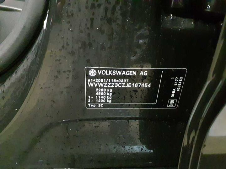 Photo 12 VIN: WVWZZZ3CZJE167454 - VOLKSWAGEN PASSAT 