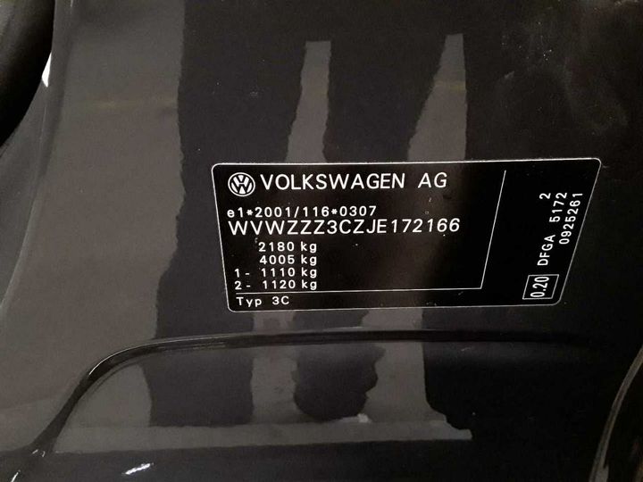 Photo 12 VIN: WVWZZZ3CZJE172166 - VOLKSWAGEN PASSAT 