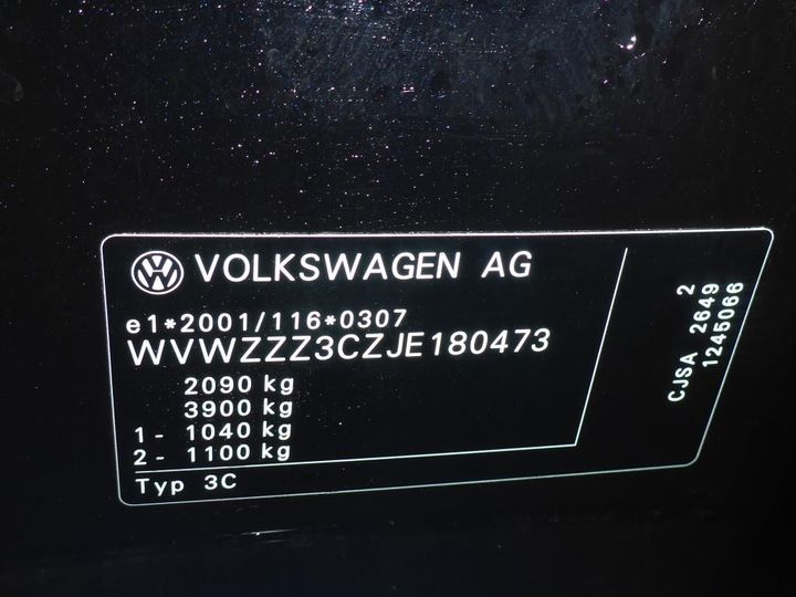 Photo 12 VIN: WVWZZZ3CZJE180473 - VOLKSWAGEN PASSAT 