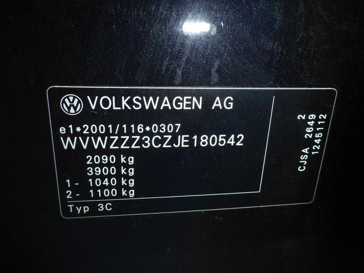 Photo 13 VIN: WVWZZZ3CZJE180542 - VOLKSWAGEN PASSAT 