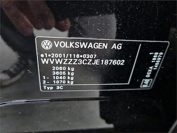 Photo 11 VIN: WVWZZZ3CZJE187602 - VOLKSWAGEN PASSAT 