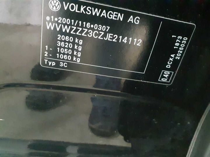 Photo 12 VIN: WVWZZZ3CZJE214112 - VOLKSWAGEN PASSAT 