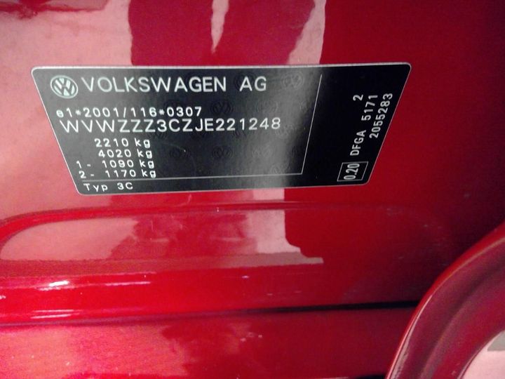 Photo 10 VIN: WVWZZZ3CZJE221248 - VOLKSWAGEN PASSAT 