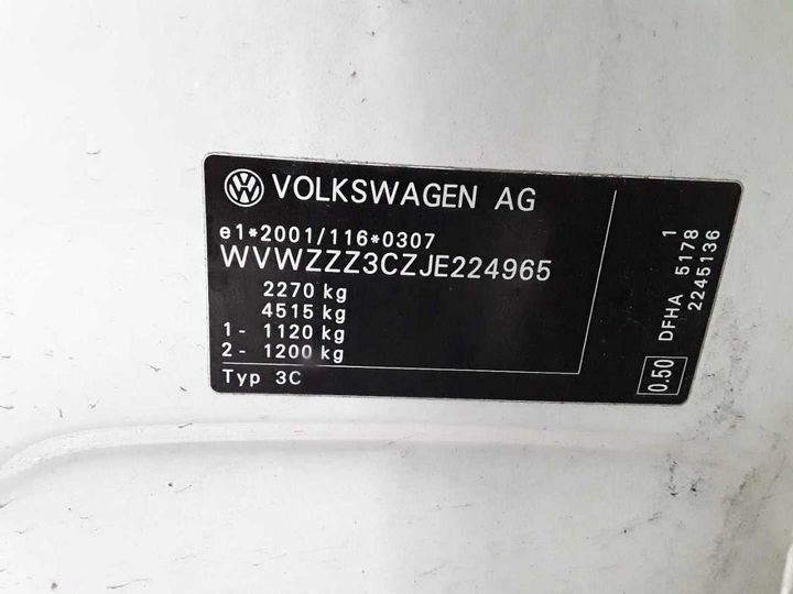 Photo 12 VIN: WVWZZZ3CZJE224965 - VOLKSWAGEN PASSAT 