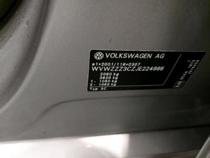 Photo 11 VIN: WVWZZZ3CZJE224986 - VOLKSWAGEN PASSAT 