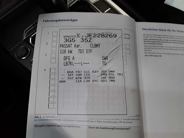 Photo 28 VIN: WVWZZZ3CZJE228269 - VOLKSWAGEN PASSAT 