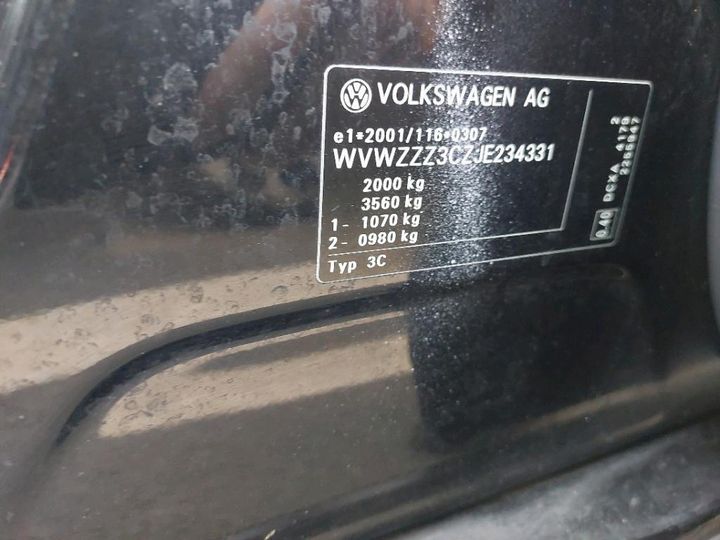 Photo 8 VIN: WVWZZZ3CZJE234331 - VOLKSWAGEN PASSAT 