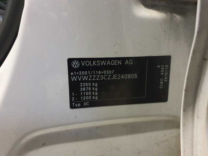 Photo 12 VIN: WVWZZZ3CZJE240805 - VOLKSWAGEN PASSAT 