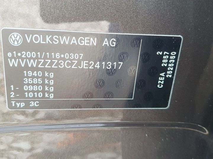 Photo 13 VIN: WVWZZZ3CZJE241317 - VOLKSWAGEN PASSAT 